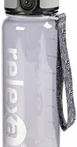 Relexa 800ml Trinkflasche - Auslaufsicher, Stabil & Mit Tragegurt - Perfekt Für Sport & Freizeit!