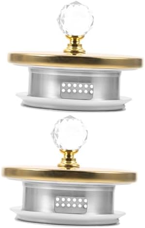 2 Stück Edelstahl Deckel für Glas Kaltwasserkrüge – Langlebiges, stilvolles Design als Ersatz für Wasserkaraffen