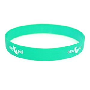 Anti-Rutsch Silikonband für windelfreie Töpfchen - Spritzschutz in Türkis für Sorgenfreies Toilettentraining