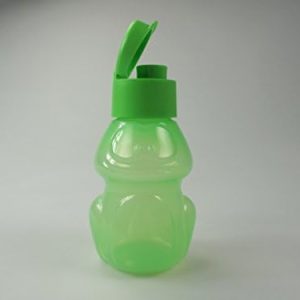 TUPPERWARE Kinder Trinkflasche 350 ml grün Frosch - EcoEasy für kreative Abenteuer!