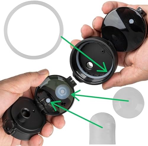 Ersatz Dichtringe Set für 720°DGREE uberBottle & Super Sparrow – Silikon-Dichtungen für 500 ml Trinkflaschen, ideal für