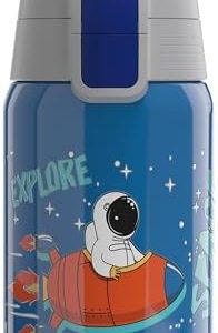 SIGG Edelstahl Trinkflasche Kinder - Shield One - Auslaufsicher & leicht für Sprudel - 0,5L