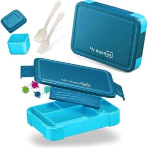 Vesperbox® Brotdose für Kinder – Bento Lunchbox mit Fächern für Schule & Kindergarten – Ideal für Brotzeit und Snacks (