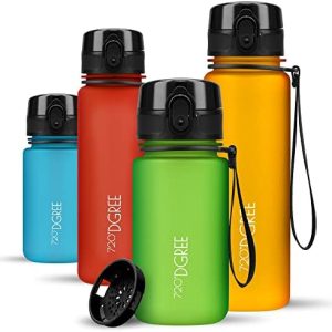 720°DGREE Kinder Trinkflasche 350ml „uberBottle“ - Auslaufsicher, BPA-frei, leicht & stoßfest für Kindergarten und Schul