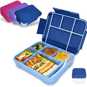 IJIAMY Brotdose Kinder, Auslaufsichere Bento Box mit Fächern, Ideal für Schule & Ausflüge