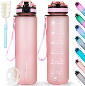 Sportliche BPA-freie 1L Tritan Trinkflasche mit auslaufsicherem Deckel – Ideal für Fitness, Schule und Outdoor-Aktivität