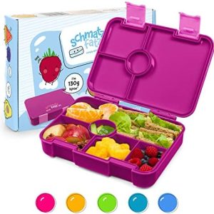 schmatzfatz Bento-Box für Kinder – BPA-frei, auslaufsicher & modular für Kindergarten & Vesper, Petrol Sea