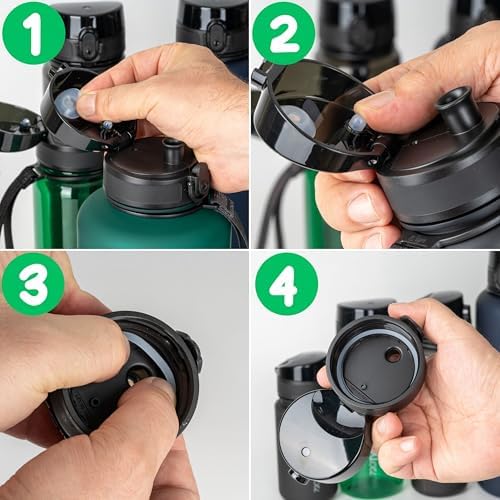 Ersatz Dichtringe Set für 720°DGREE uberBottle & Super Sparrow – Silikon-Dichtungen für 500 ml Trinkflaschen, ideal für