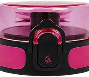 Rosenrot Ersatzdeckel für Trinkflasche – Auslaufsicherer 1-Klick-Verschluss & Silikonstrohhalm, perfekt für Kinder!