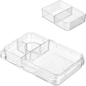 My Vesperbox – Len – Robuste Bento Box für Kinder – Perfekte Lunchbox für Kindergarten und Schule mit 4+2 Fächern