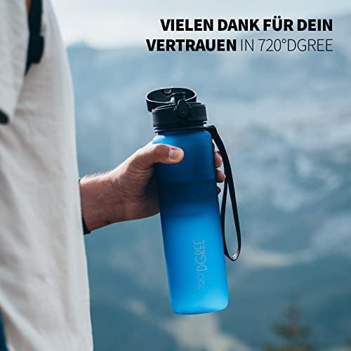 720°DGREE Kinder Trinkflasche 350ml "uberBottle" - Auslaufsicher, BPA-frei für Schule & Kindergarten, leicht & stoßfest